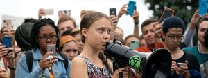 Teen Activist Greta Thunberg Joins Climate Strike Outside The White House