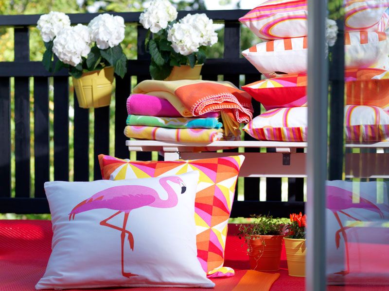 Pink, Furniture, Textile, Orange, Cushion, Linens, Room, Flower, Magenta, Pillow, 