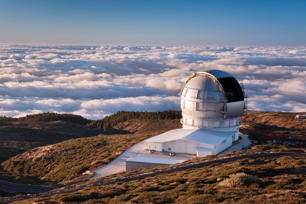 g30b0g gran telescopio canarias, roque de los muchachos, parque nacional de la caldera de taburiente, la palma, canary islands