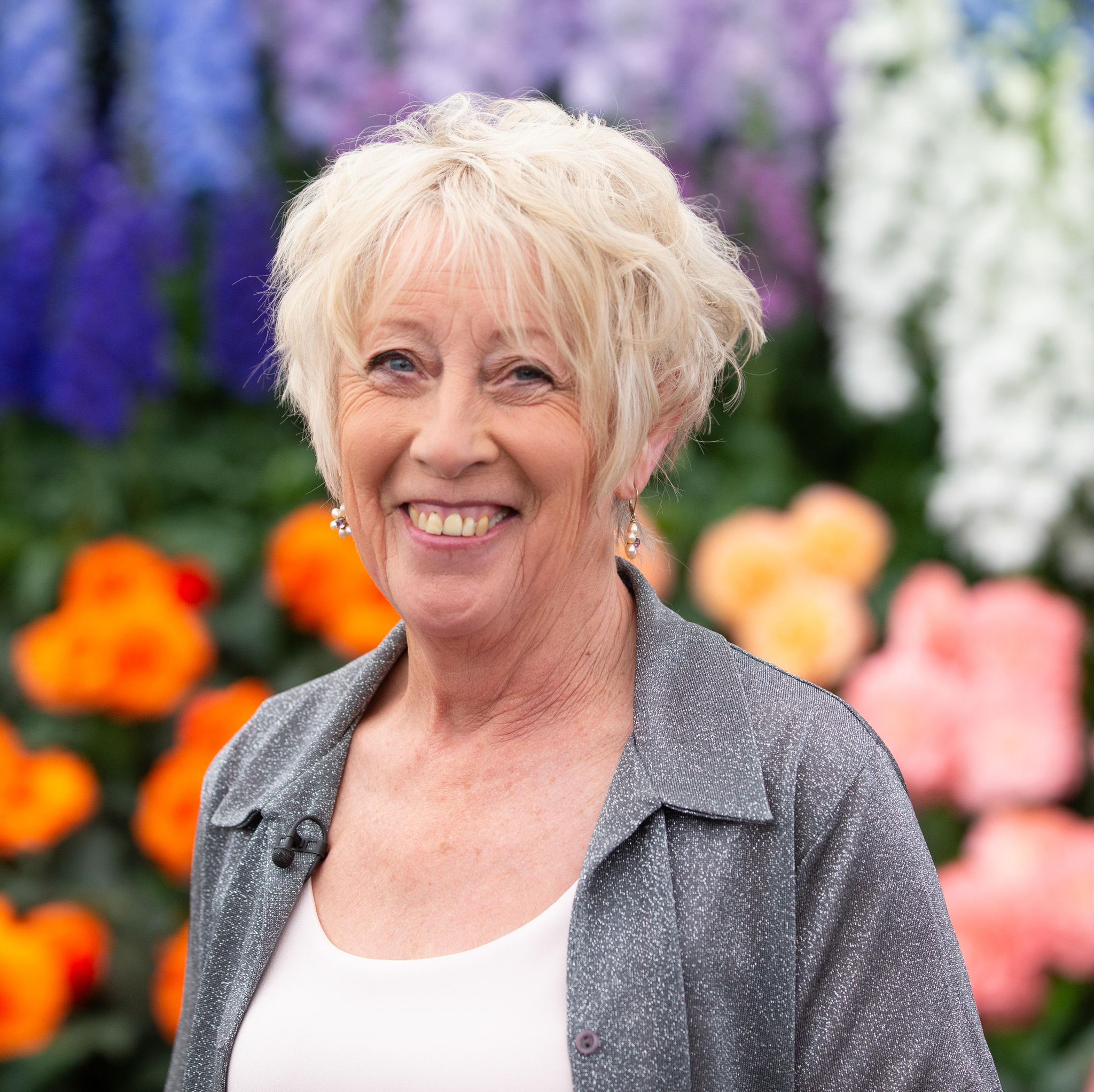 Television presenter and gardening expert, Carol Klein, at the RHS Chelsea Flower show