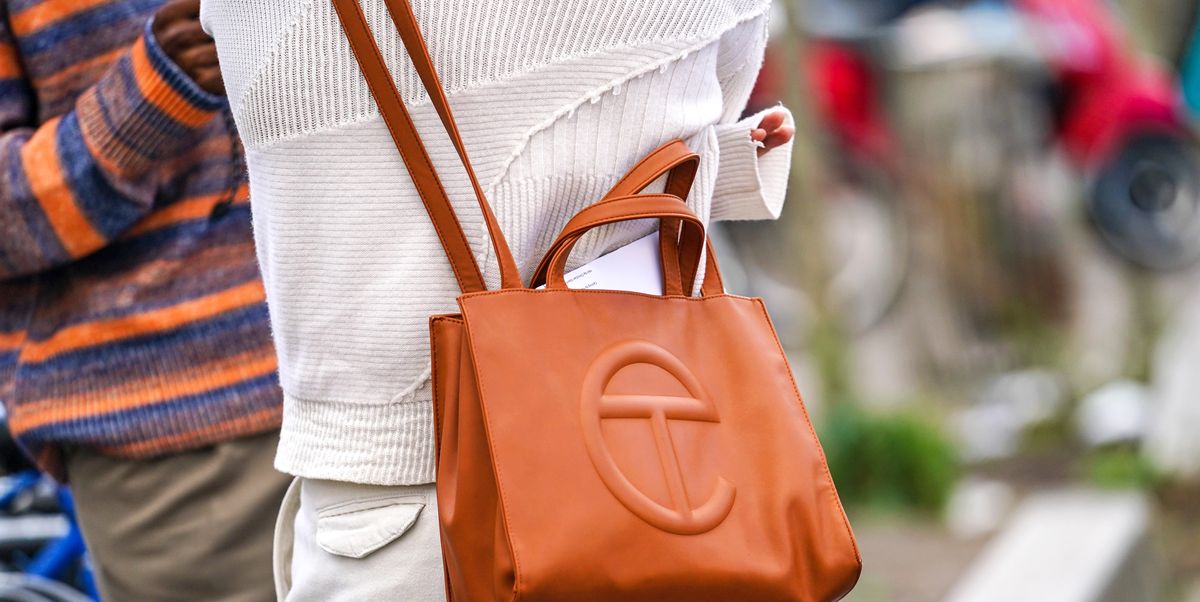 telfar look…the mini bag is not giving…Can we get some adjustable