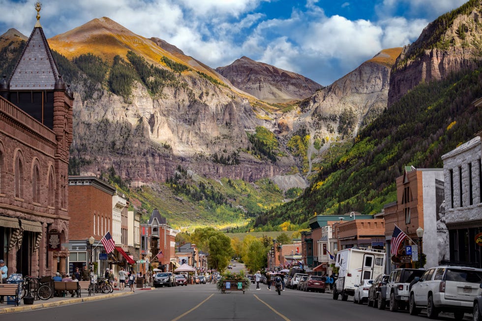 telluride colorado during the fall season