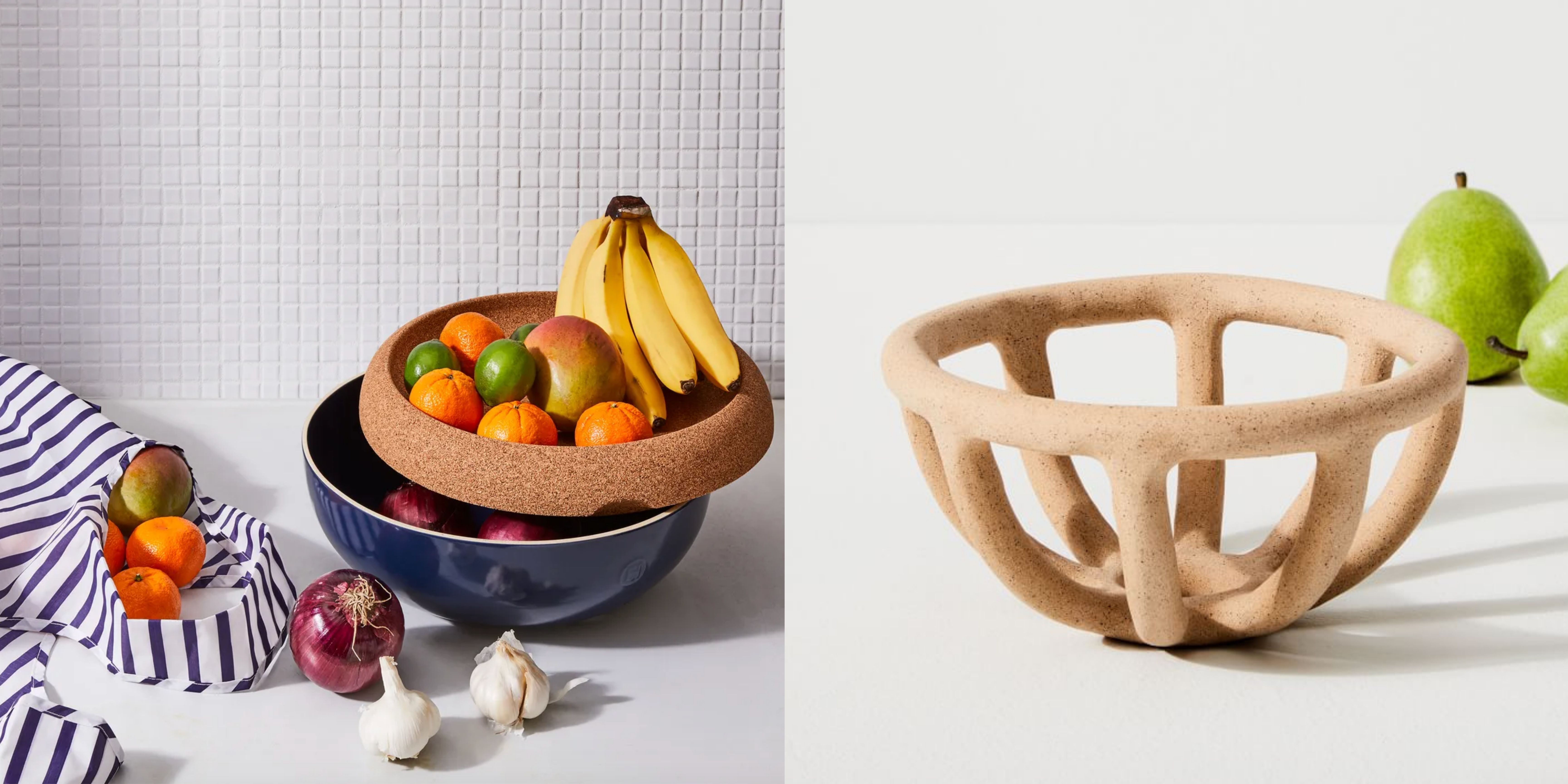 Fruit Basket with Banana Hanger (Medium) — Regal Trunk & Co.