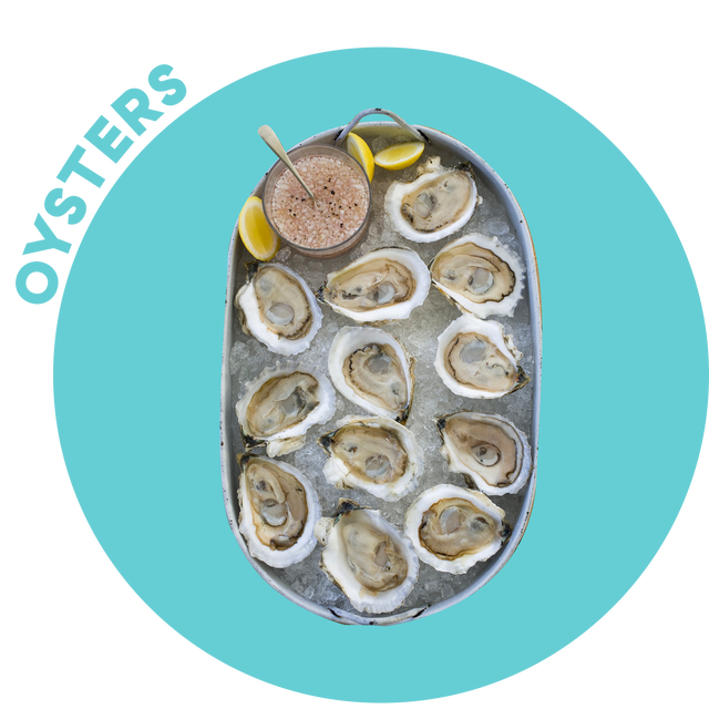 Food, Dish, Oyster, Seafood, Cuisine, Bivalve, Ingredient, Fish, Clam, Deviled egg, 