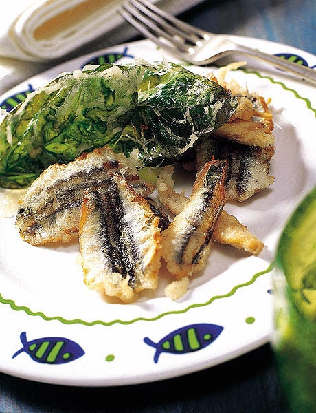 tempura de boquerones