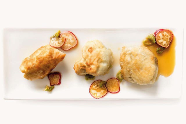 tempura de lubina