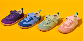ten little retro kids shoes