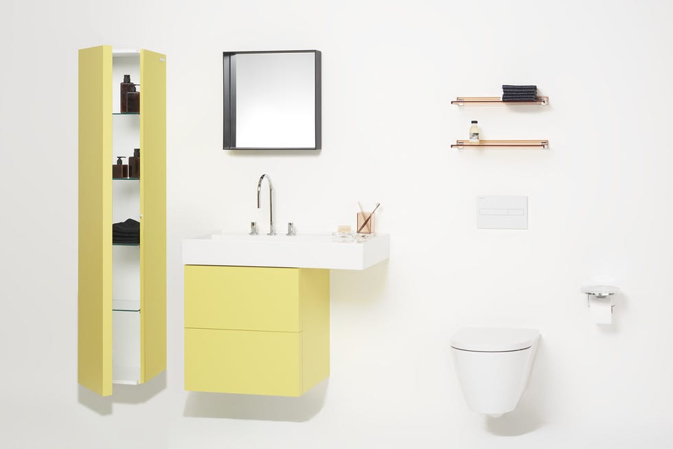 tendencias colores primavera cítricos, baño de laufen