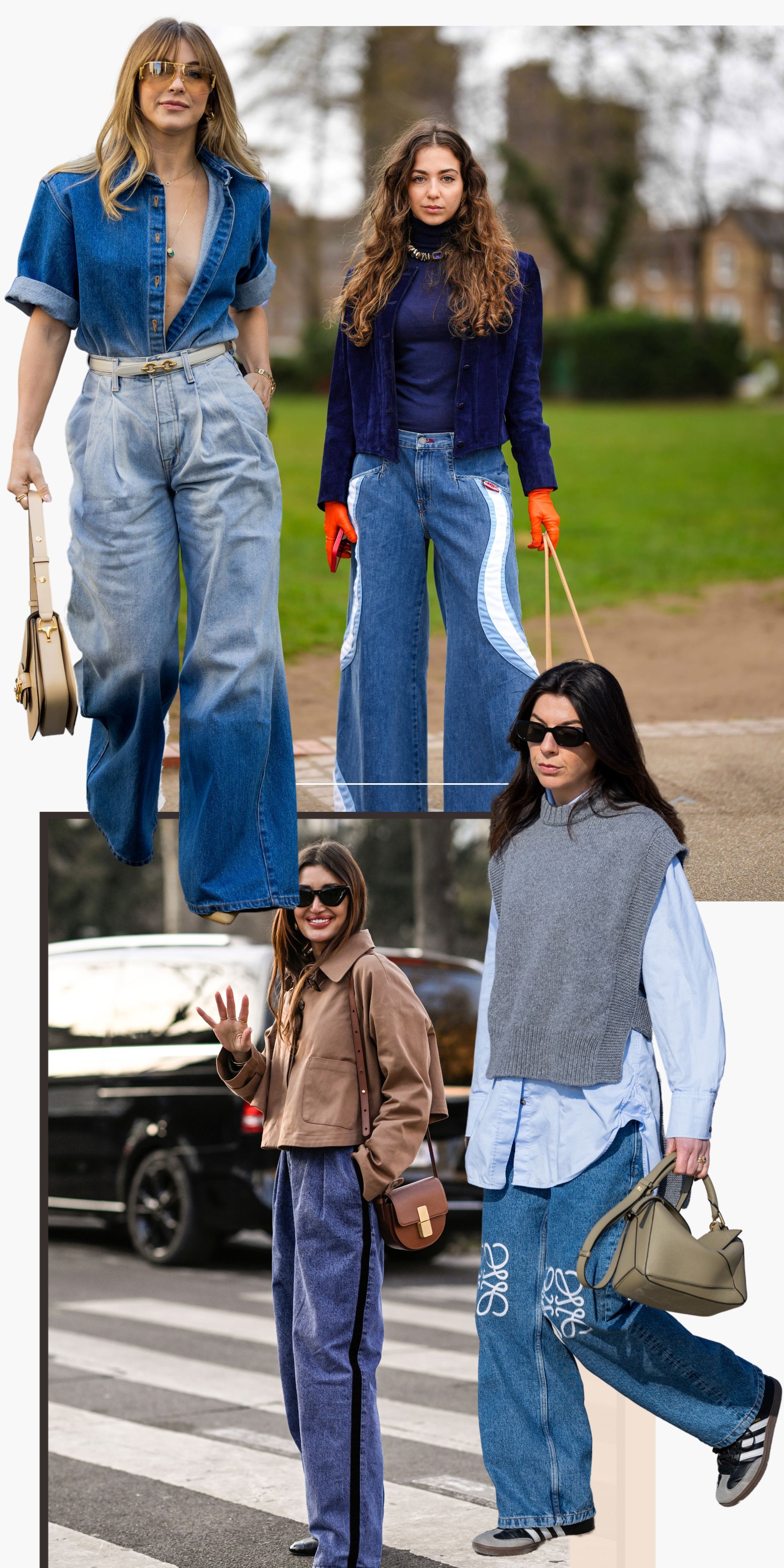 Los 5 tipos de pantalones vaqueros en tendencia en primavera 2023