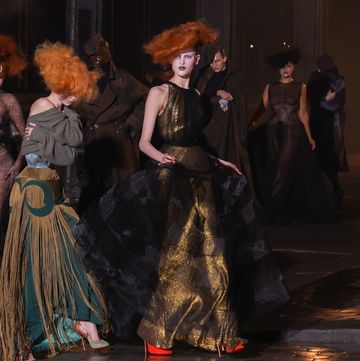 tendenze beauty maison margiela sfilata haute couture moda 2024 foto