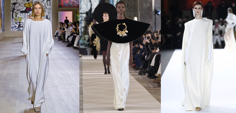 le tendenze primavera estate 2022 secondo l'alta moda di parigi puntano all'eleganza senza tempo, a colori moda e forme da sogno di tutti gli haute couture brands