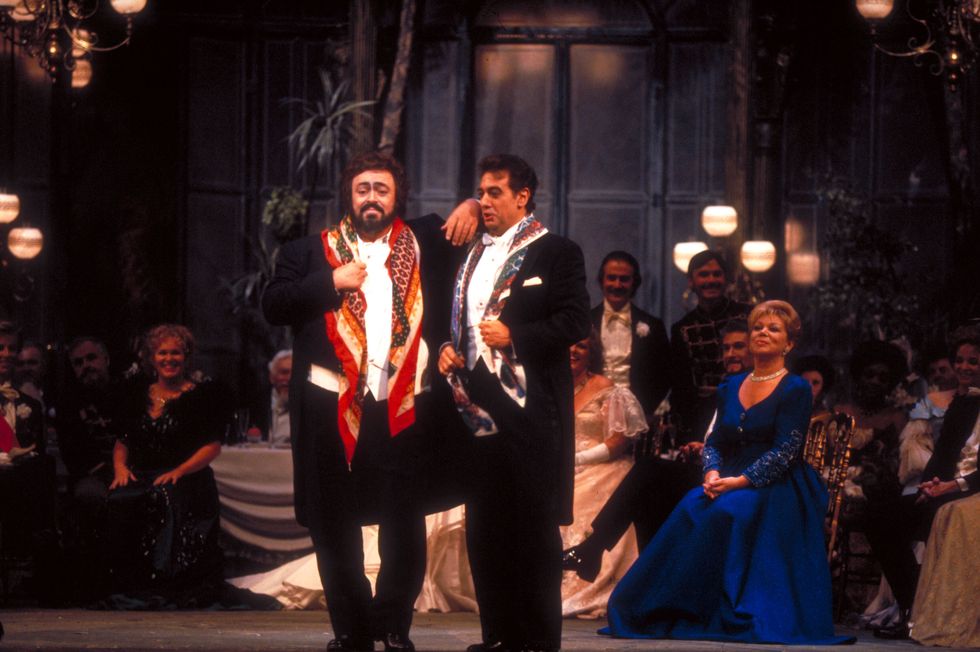 placido domingo;luciano pavarotti