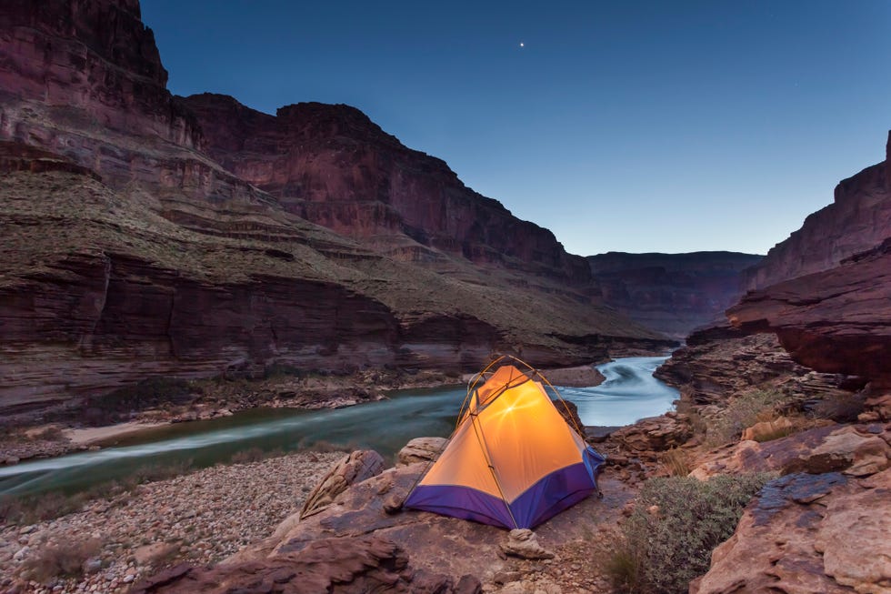 tent at blacktail camp