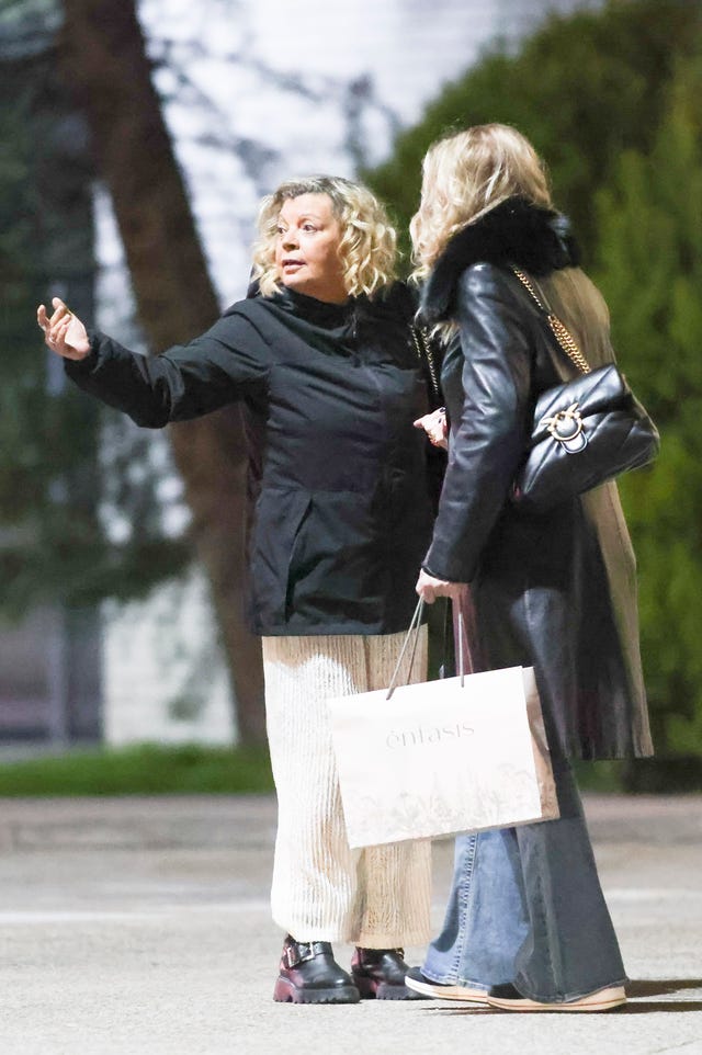 terelu campos con su amiga concha
