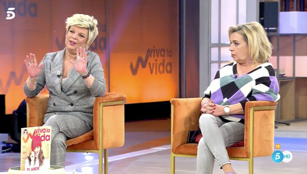terelu campos da un "tirón de orejas" a su hija alejandra y defiende a su hermana públicamente