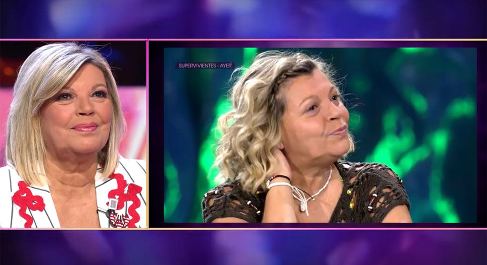 la colaboradora en el plato de telecinco
