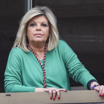 Terelu Campos la presentadora disfruta de la semana santa en malaga