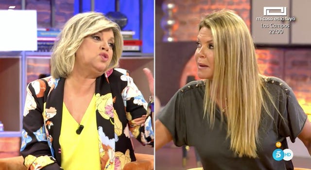 terelu campos y makoke gran bronca en directo