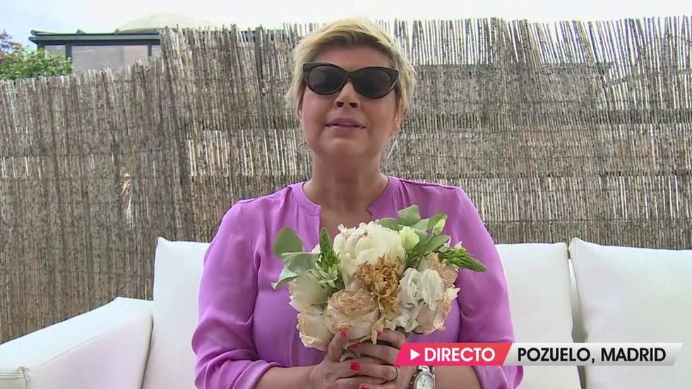 Terelu Campos, Terelu Campos ramo de novia Belén Esteban