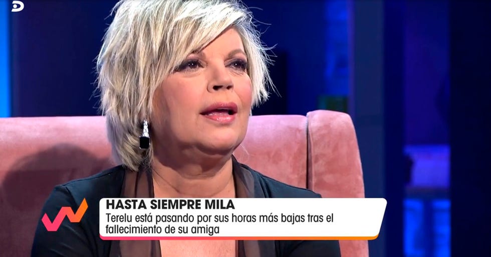 terelu campos, rota de dolor, recuerda a mila ximénez