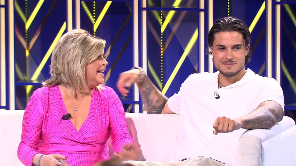 terelu campos y carlo costanzia juntos en el programa de viernes