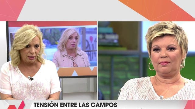 Carmen Borrego, Terelu Campos, Terelu Campos y Carmen Borrego, Las Campos, Viva la vida, Terelu Campos y Carmen Borrego enfrentamiento