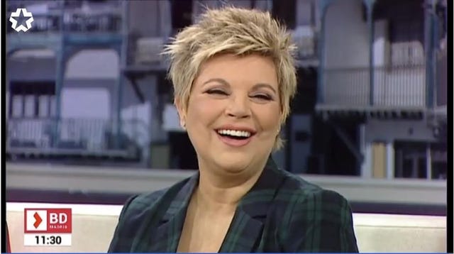 Terelu Campos reaparece en Telemadrid tras abandonar Sálvame.