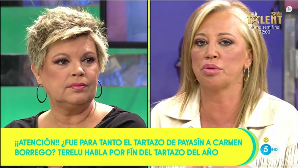Terelu Campos y Belén Esteban en 'Sálvame'