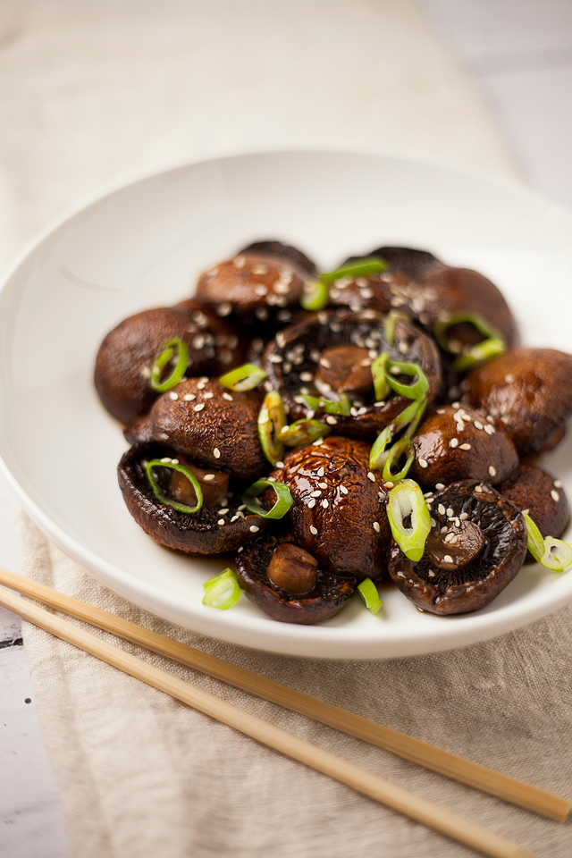 Teriyaki mushrooms - Vegan BBQ recipes