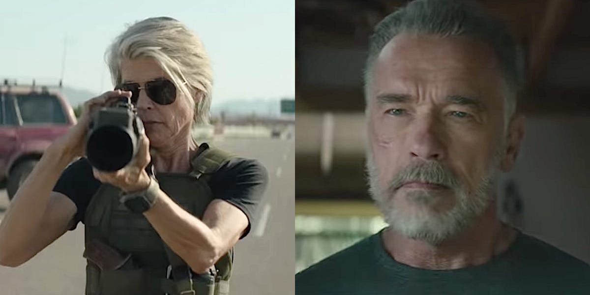 Terminator Dark Fate Trailer Timeline Explained How Does Arnold Schwarzenegger Age As T 800