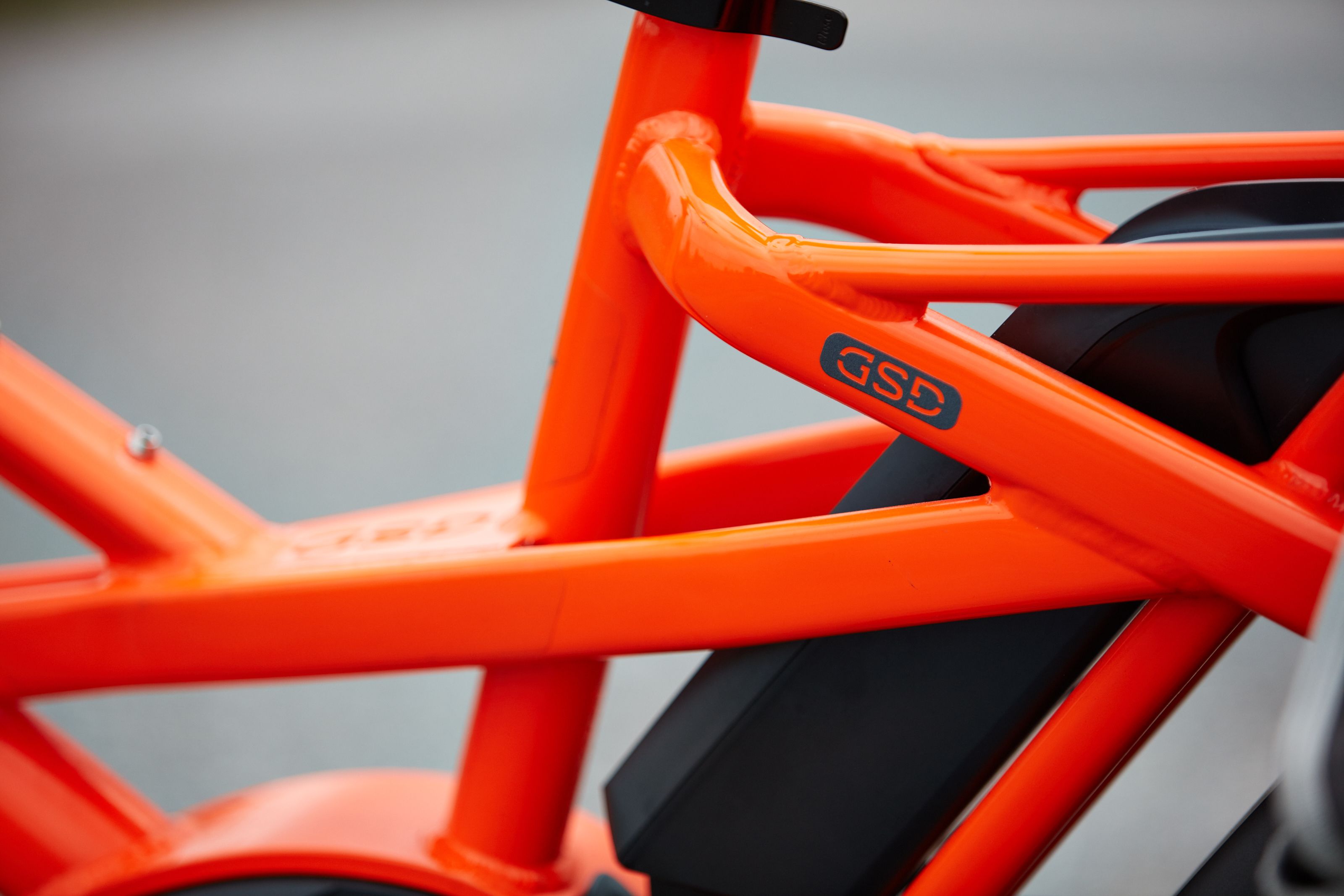 Bicycle part, Orange, Red, Bicycle frame, Vehicle, Bicycle, Bicycle wheel, Bicycle handlebar, 