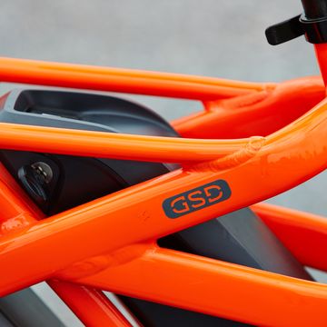 Bicycle part, Orange, Red, Bicycle frame, Vehicle, Bicycle wheel, Bicycle, Wheel, 