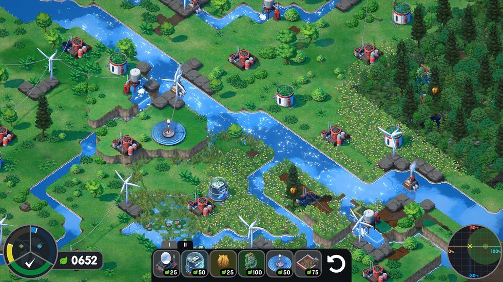 a city builder video game