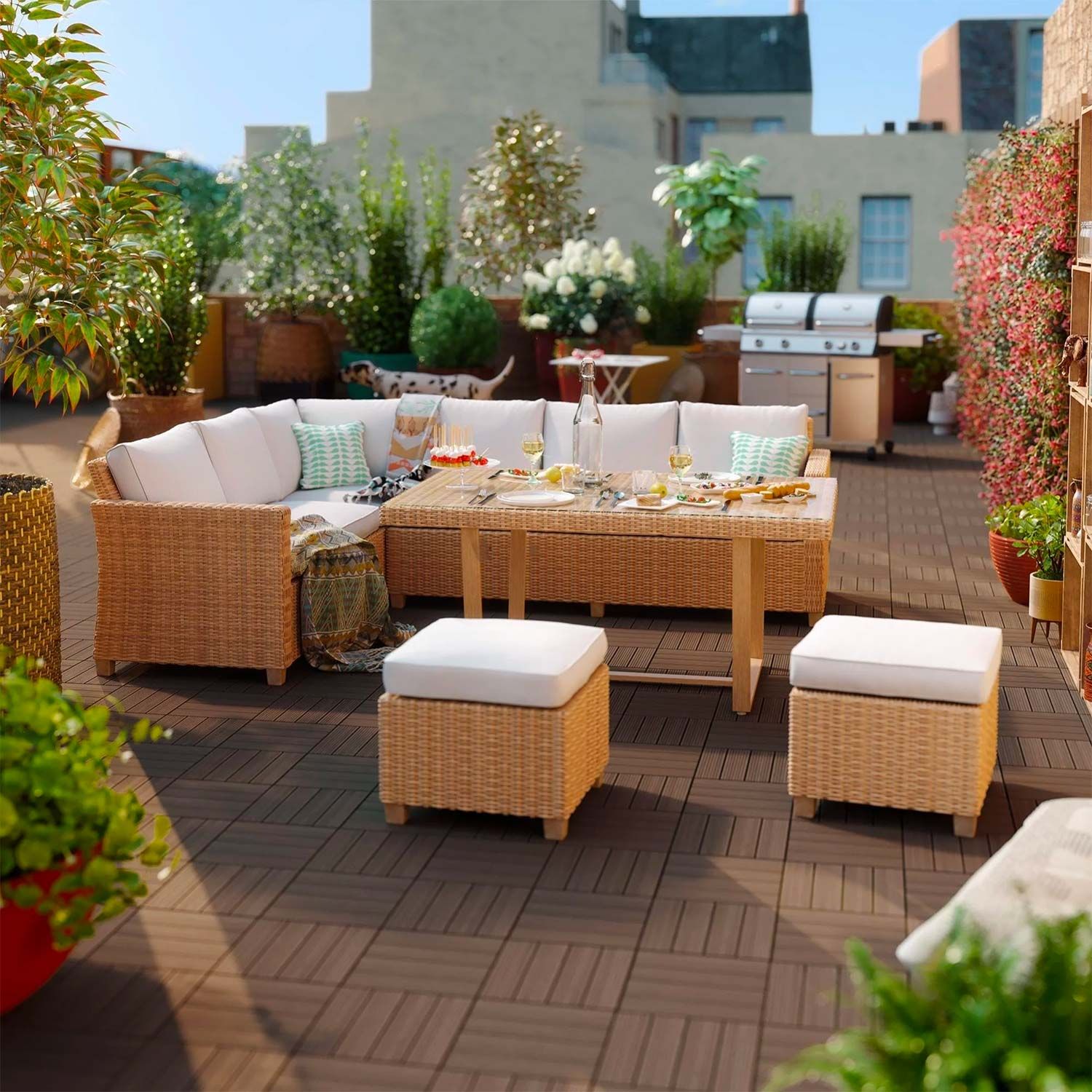 Ideas para decorar una terraza pequeña y convertirla en tu rincón favorito  de la casa - Bulevar Sur