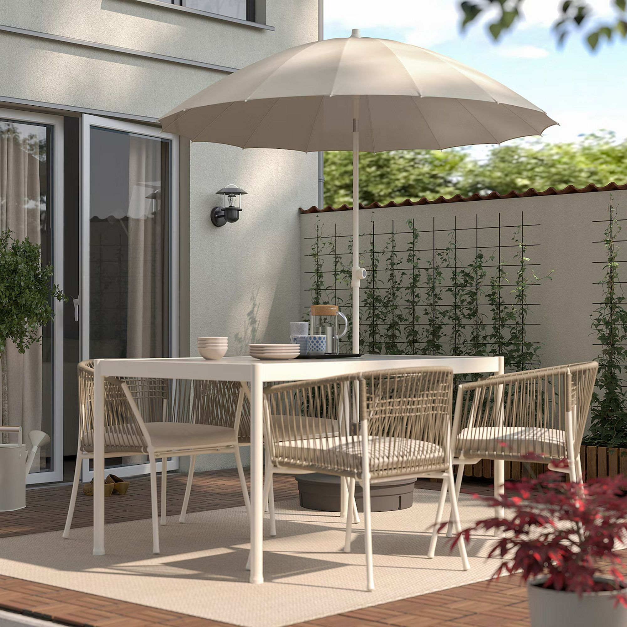 ikea sombrilla balcon