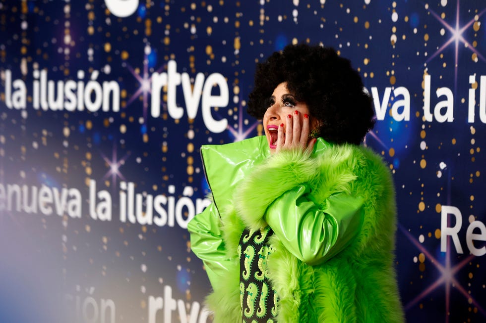 la terremoto de alcorcón famosos en la presentación de la programación de navidad de tve