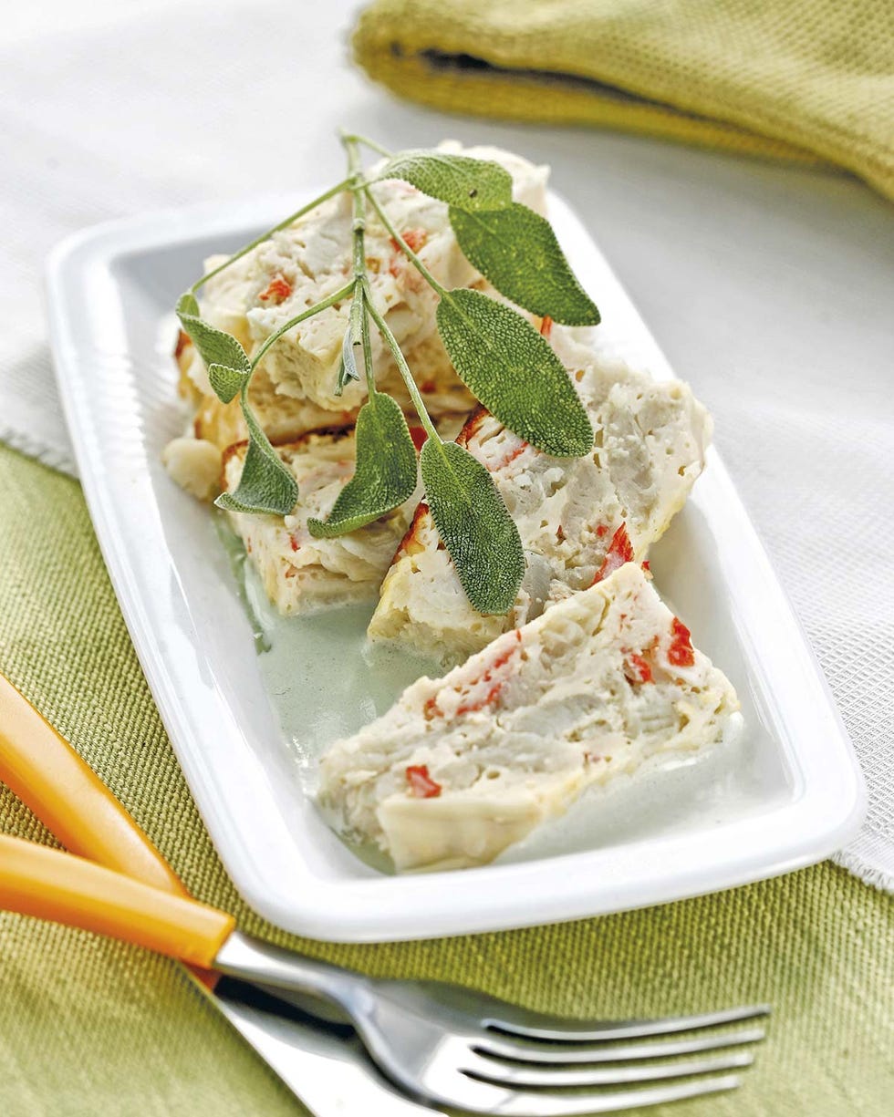 terrina de cangrejo y merluza