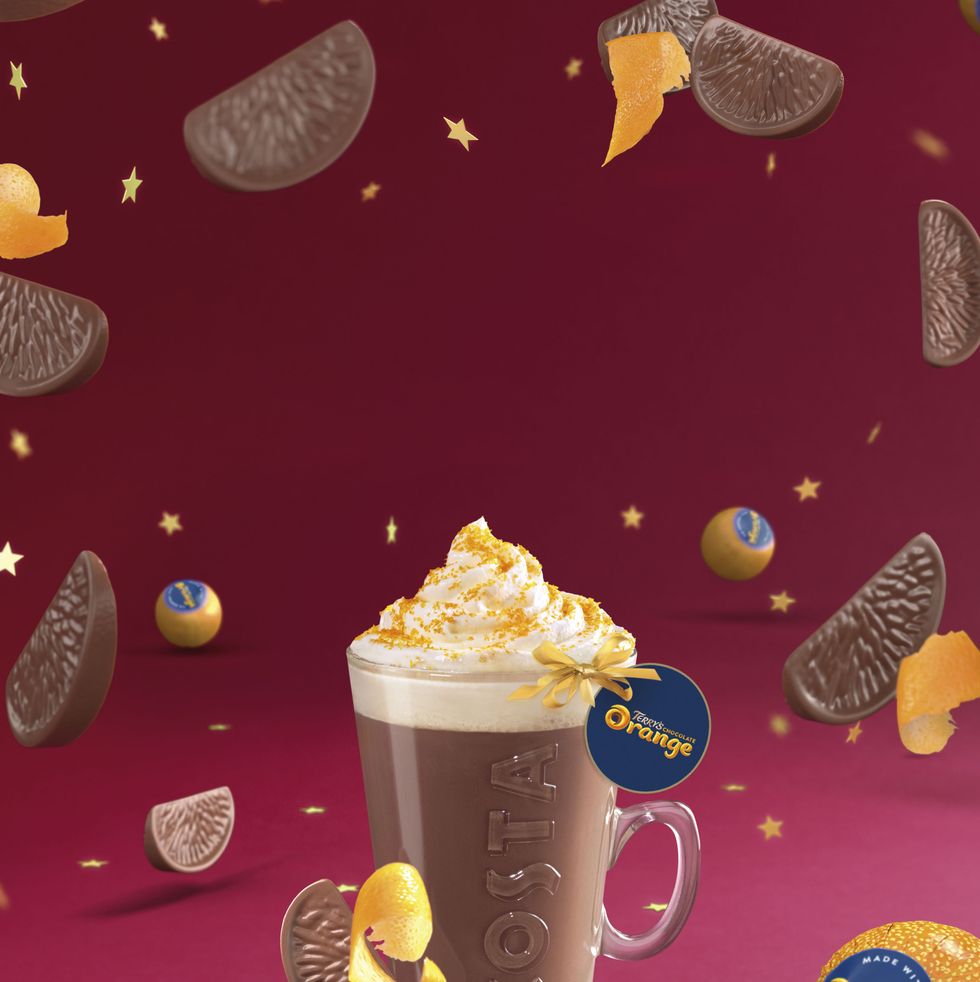 Costa Coffee's Christmas drinks range is inspired by festive chocolates