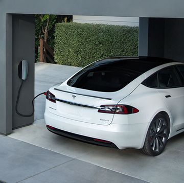 tesla model s ev charging electric car