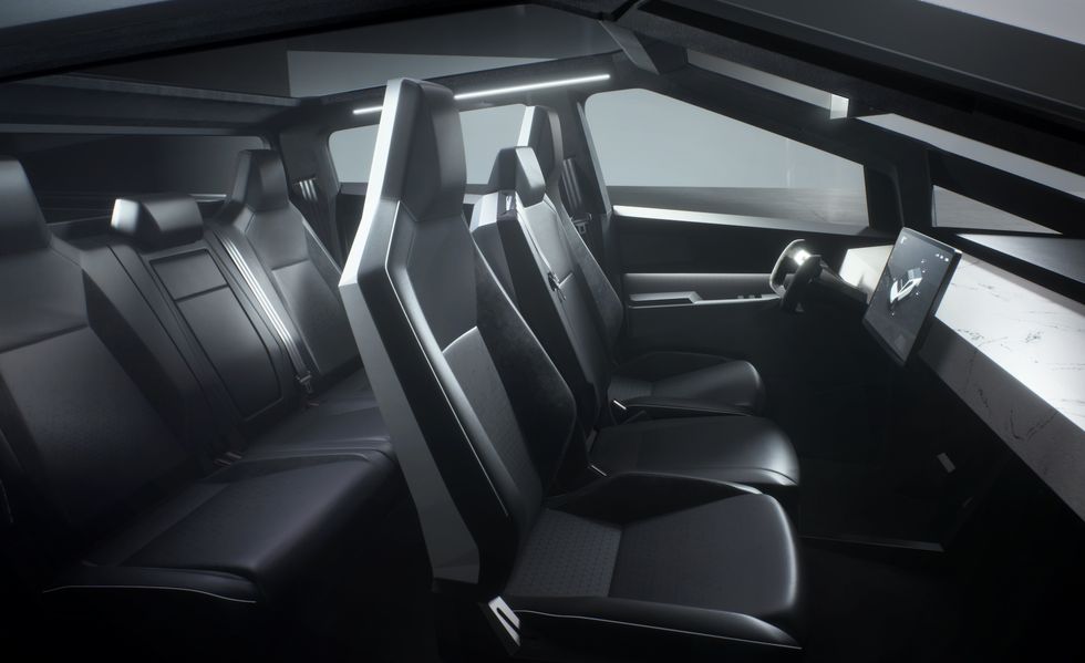 2022 Tesla Cybertruck interior