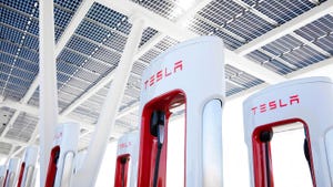 tesla superchargers