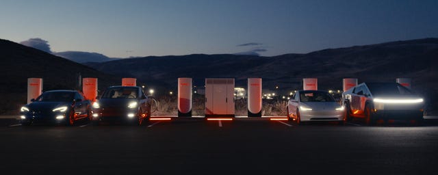 tesla v4 supercharger