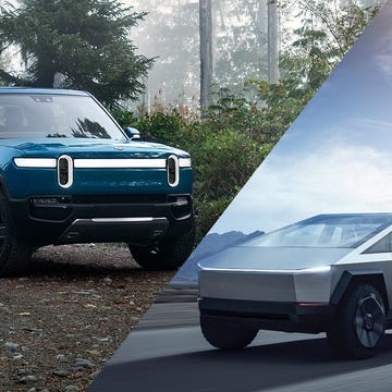 rivian r1t tesla cybertruck