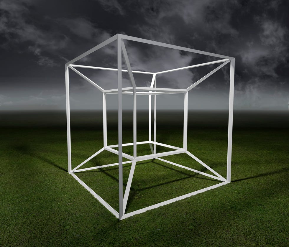 tesseract 4 dimensional space