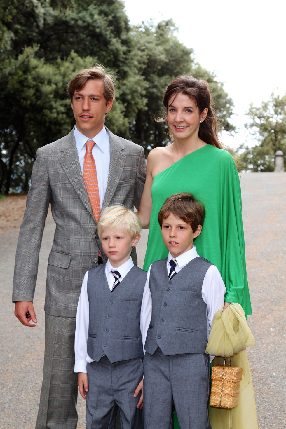 People, Photograph, Suit, Green, Formal wear, Event, Standing, Tuxedo, Ceremony, Wedding, 