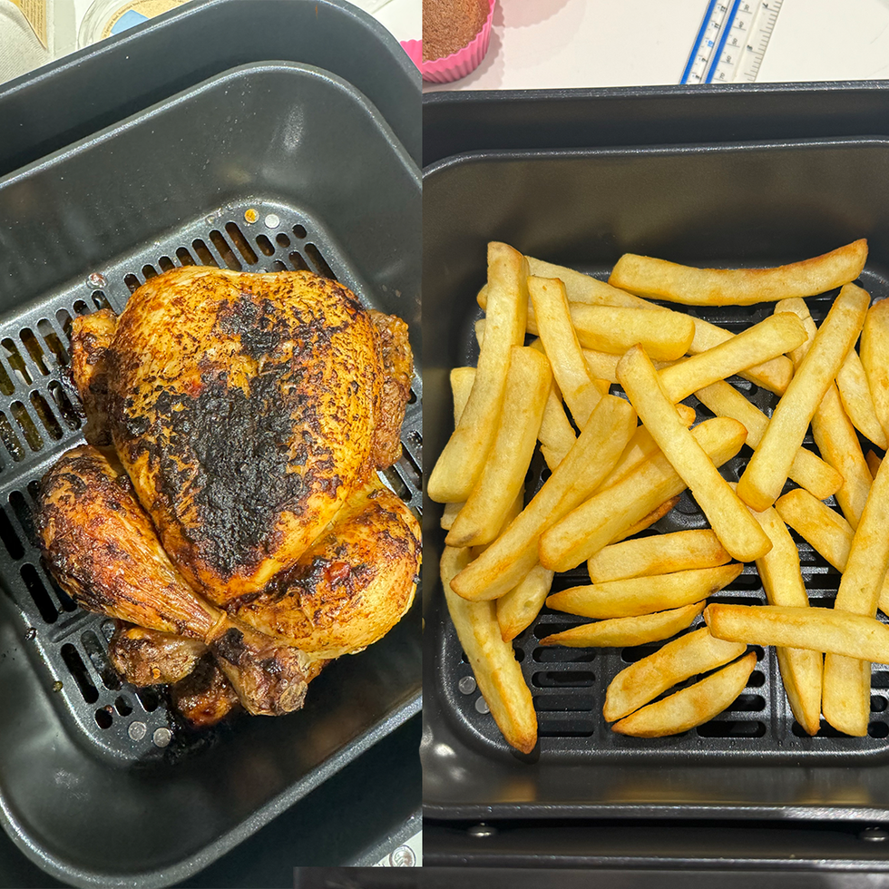 testing dual air fryers