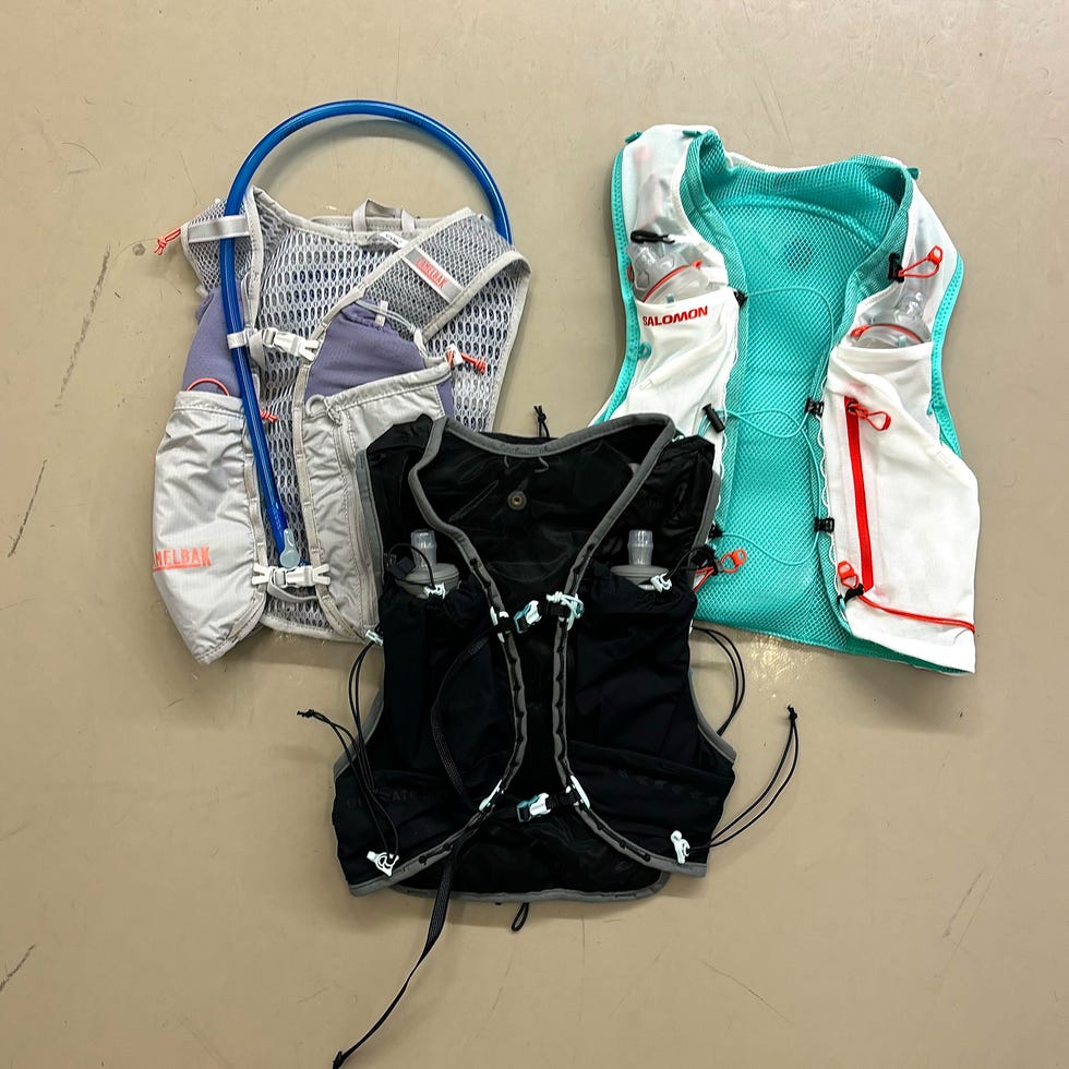 Three running vests for testing three running vests for testing