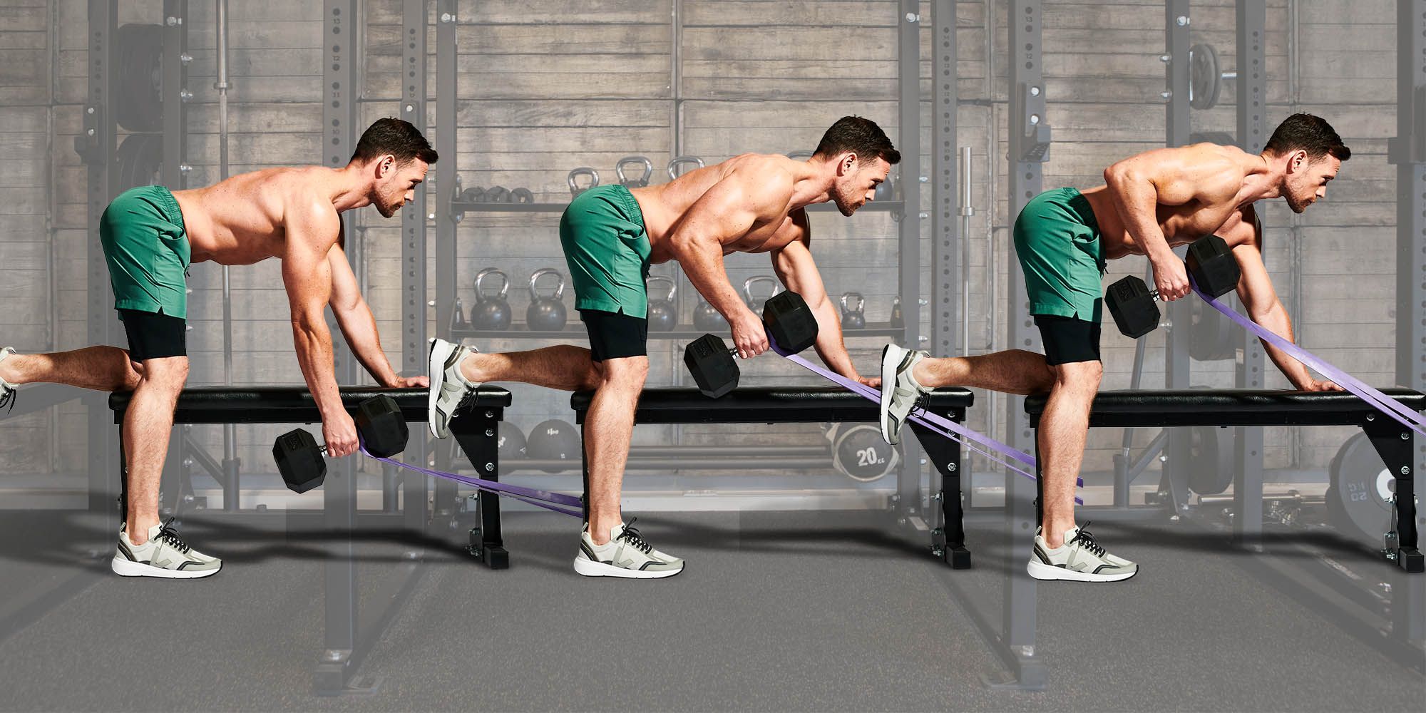 Master the Band Distracted Dumbbell Row for Bigger Shoulders