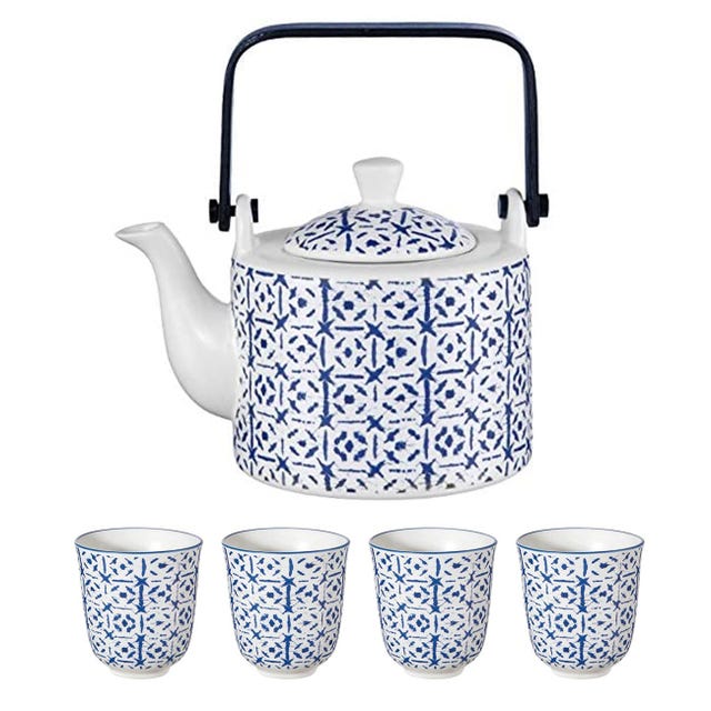 Tetera con vasitos de porcelana tetera con vasitos de porcelana