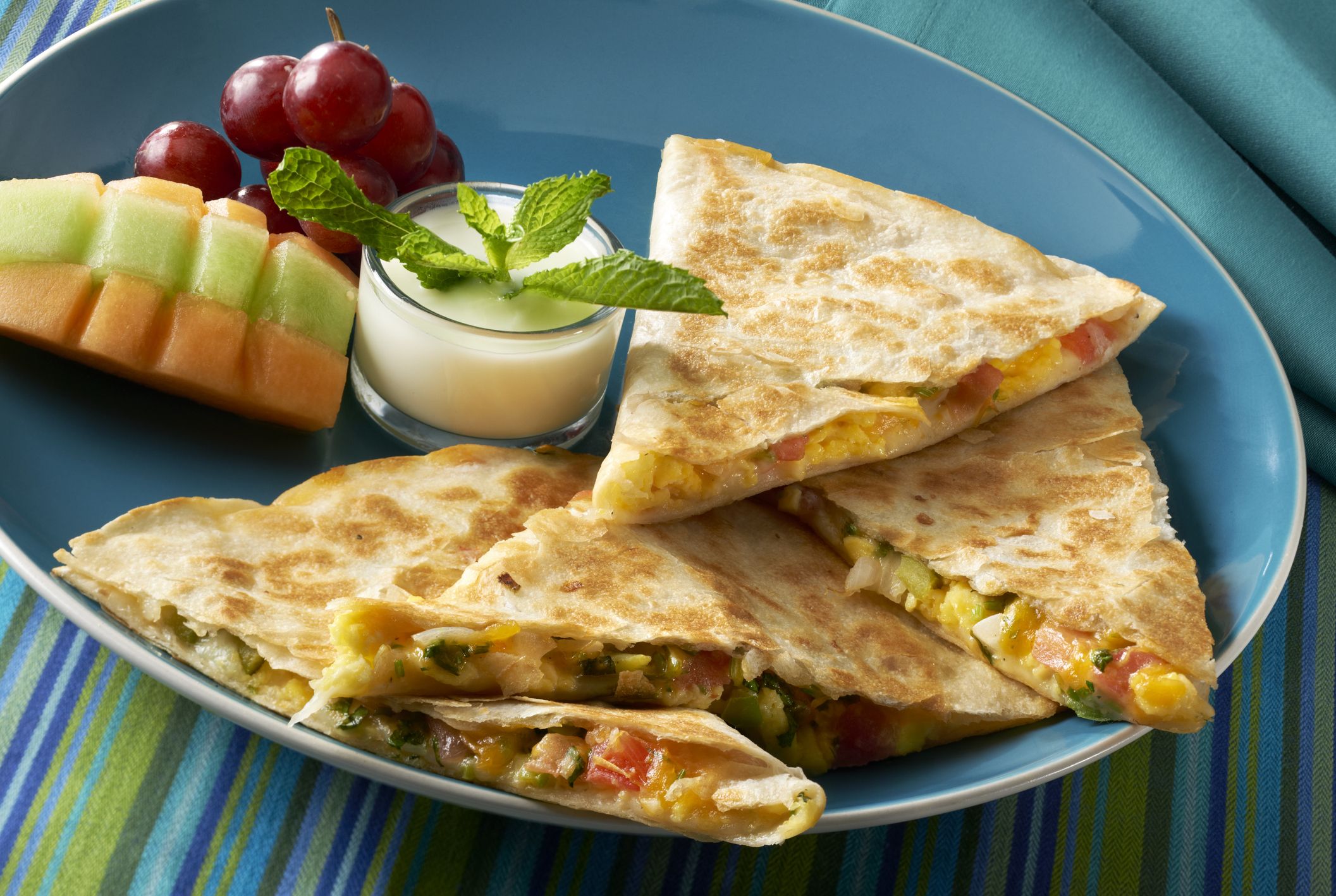 quesadilla de desayuno tex-mex